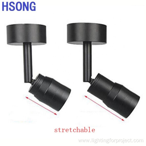 Creative design led track light surface mounted zoomable
